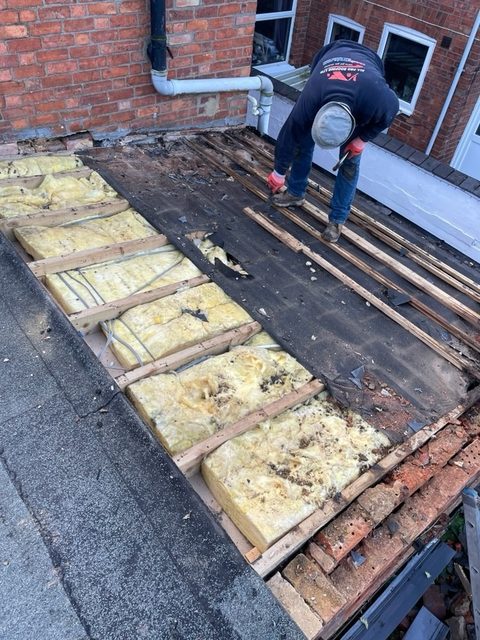 Flat roof in EPDM rubber fitted in Milton Keynes