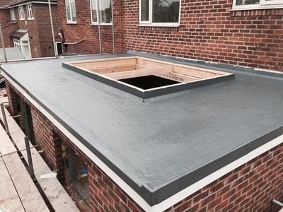 Flat roof in EPDM rubber fitted in Milton Keynes